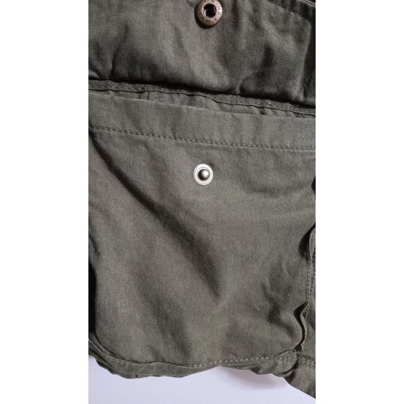 JC Penny Medium Green Utility Cargo Outdoor Boho Classic Peasant Pocket Jacket - Picture 5 of 9